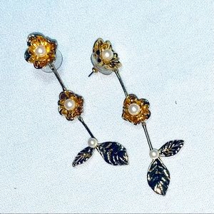 Kate Spade Floral Linear Earrings